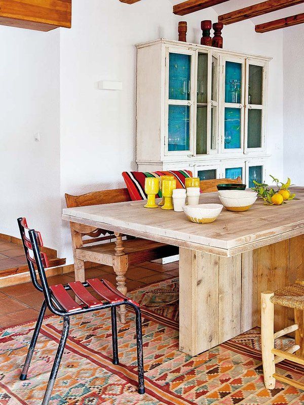 eclectisch eettafel