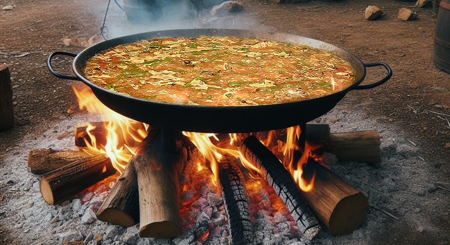 paella vuur